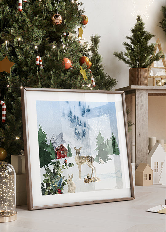 Woodland Winter Tale Poster - Posterbox