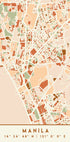 Black Maps Earth Tones 46 Plakat - Posterbox