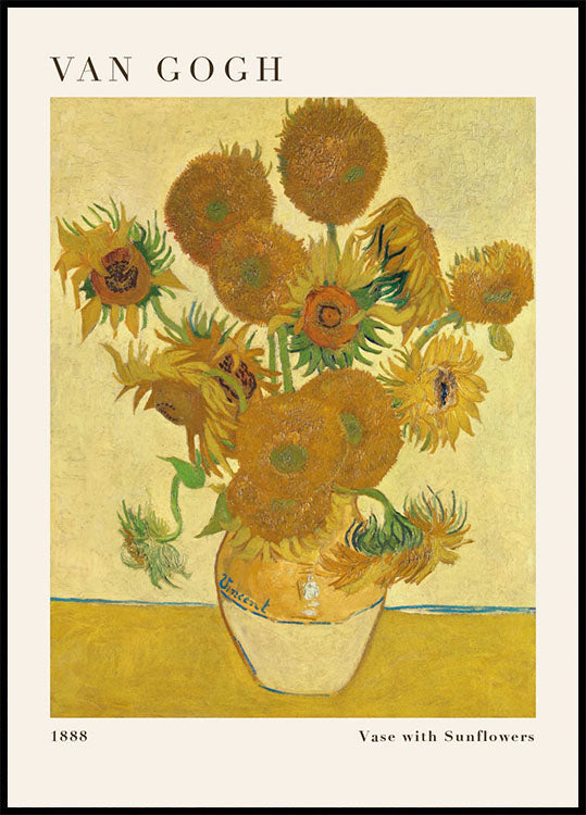 Affiche Les Tournesols de Van Gogh