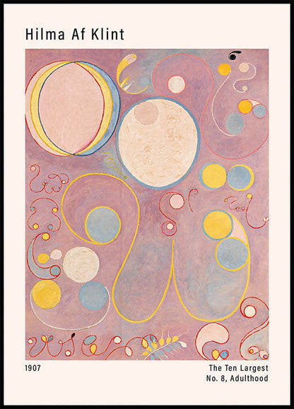 Hilma Af Klint : Les dix plus grandes séries, n° 8, Affiche de l'âge adulte