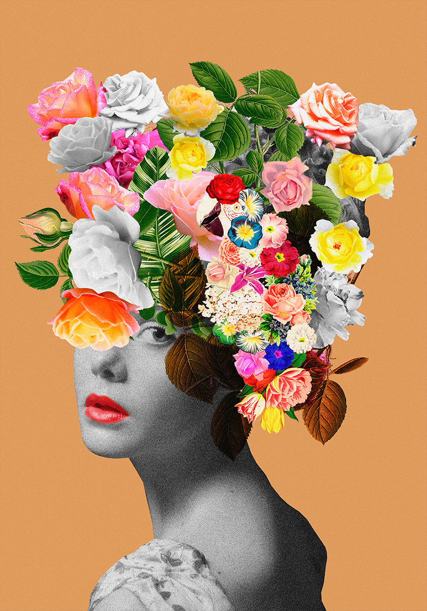 Floral portrait - Posterbox