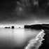 Lapping at the Shore of a Solitary Ocean Plakat - Posterbox