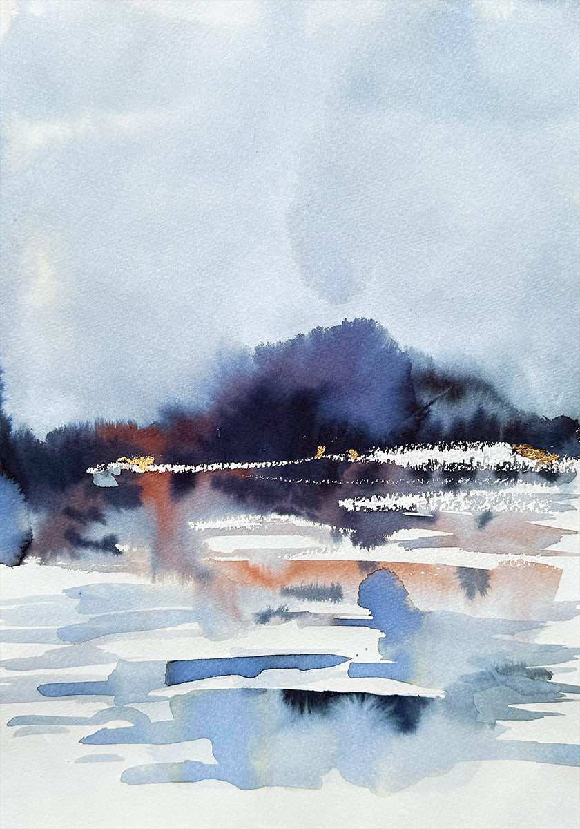 Misty Lake Reflections Plakat - Posterbox