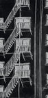 Fire Escape Negative Image Plakat - Posterbox