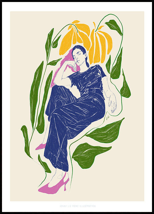 Jlr Quiet in the garden - Posterbox
