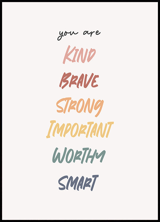Affirmation Plakat - Posterbox