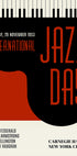 Jazzy Days   Dark Red - Posterbox