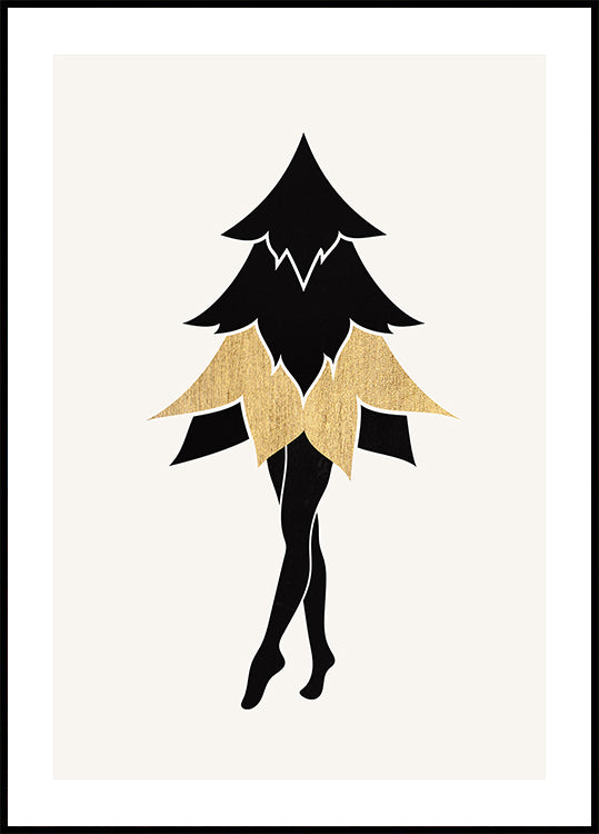 Lady Gaga At Christmas (vers.2) Plakat - Posterbox