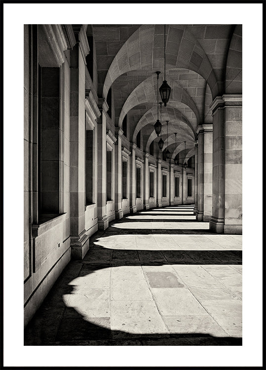 Curved Corridor Plakat - Posterbox
