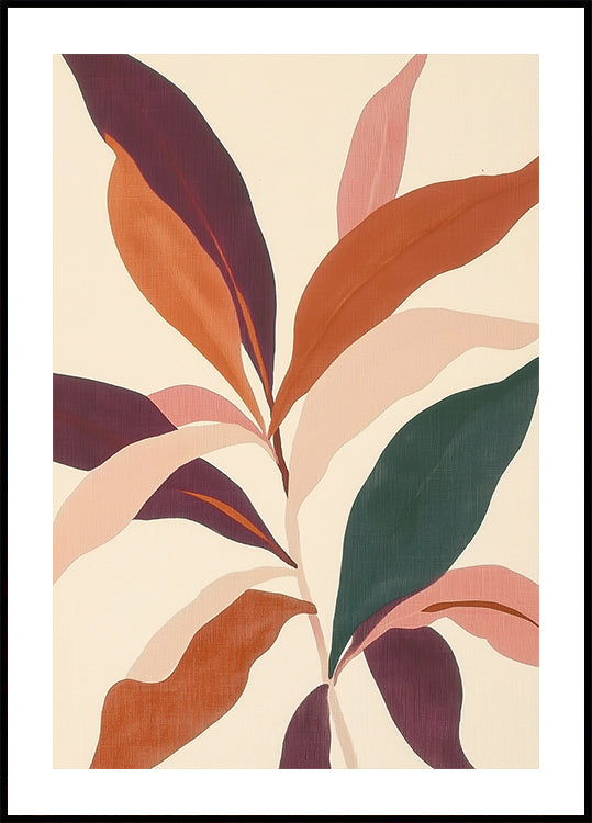Abstract Plants Plakat - Posterbox