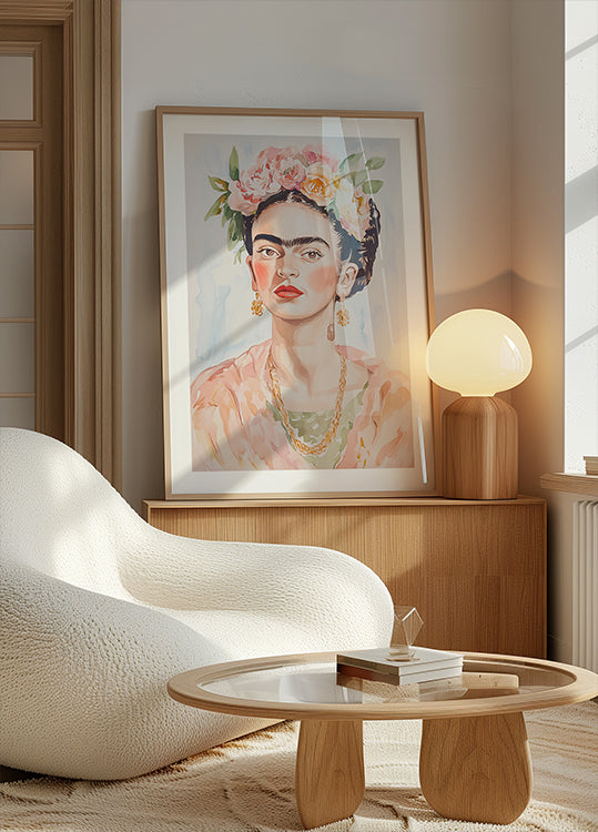 Frida Portrait Watercolor (NEW) - Posterbox