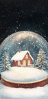 Snow Town Globe Plakat - Posterbox