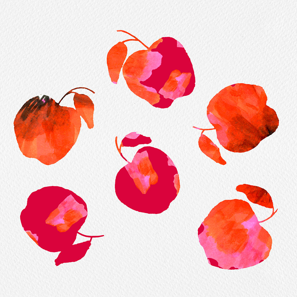 Apple  Chiffon Pink Orange (NEW) - Posterbox