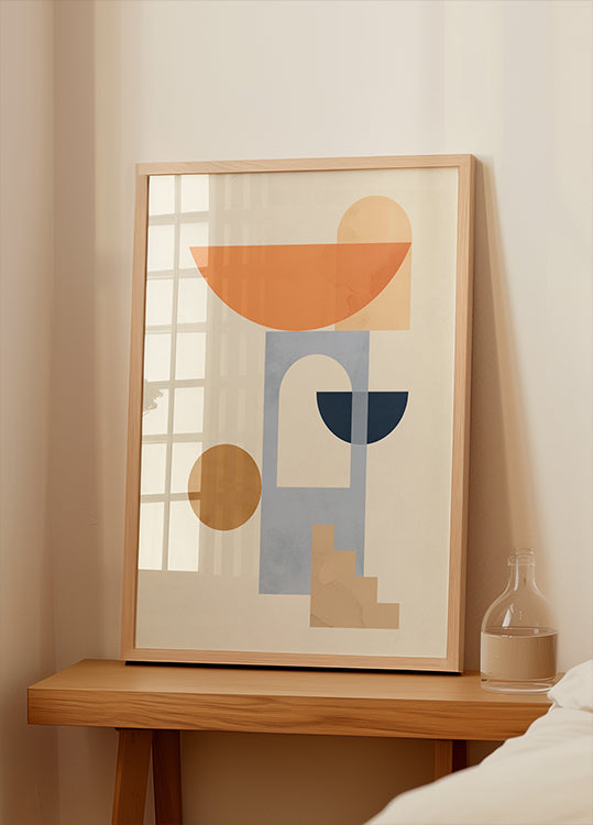 Composition géométrique 7 Poster