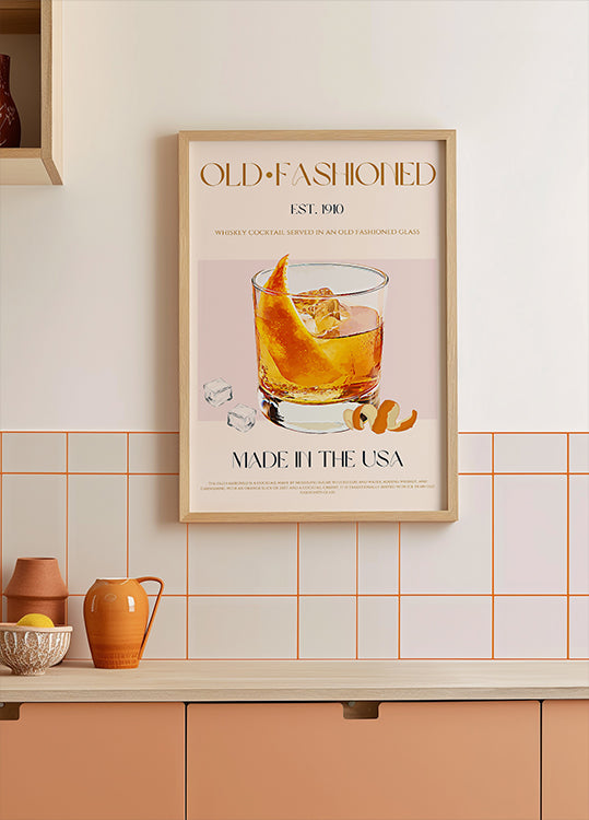 Charme de cocktail classique Poster