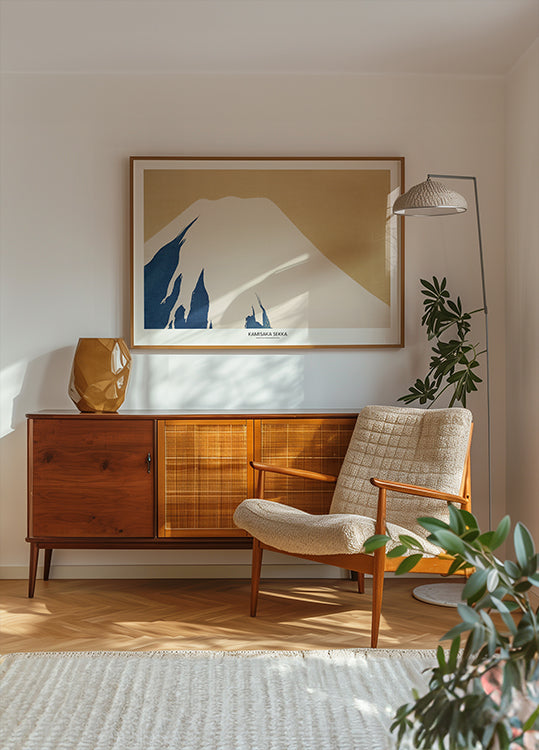 Mont Fuji depuis Momoyogusa Poster