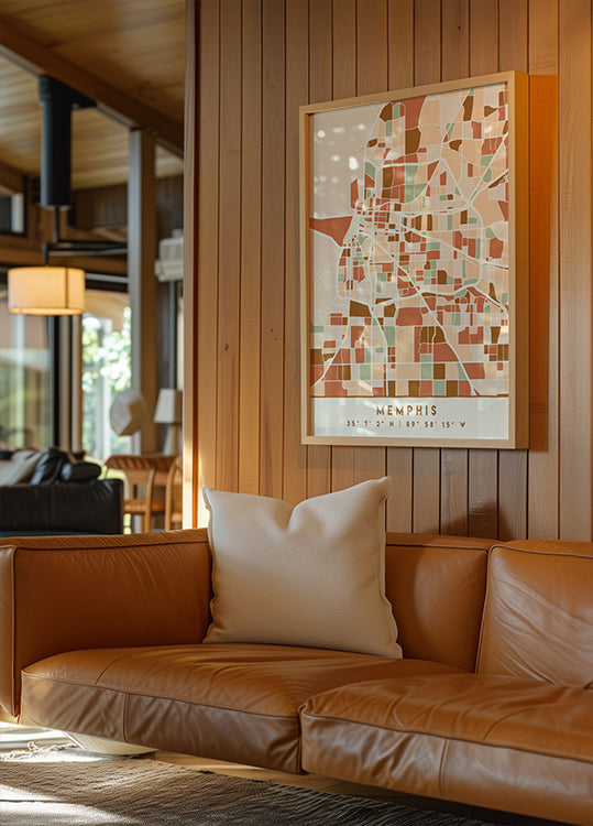 Cartes noires tons de terre 51 Poster