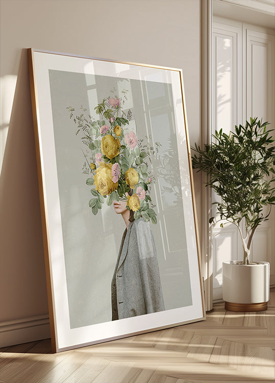 Bouquet jaune Poster
