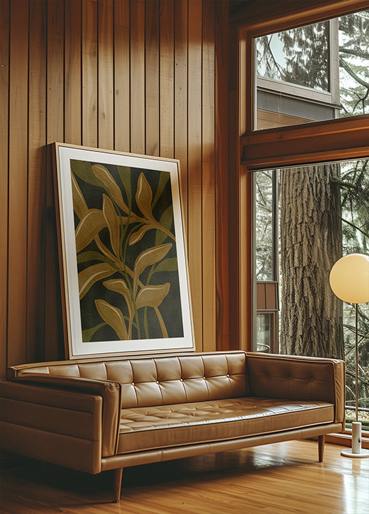 Feuillage de terre Poster