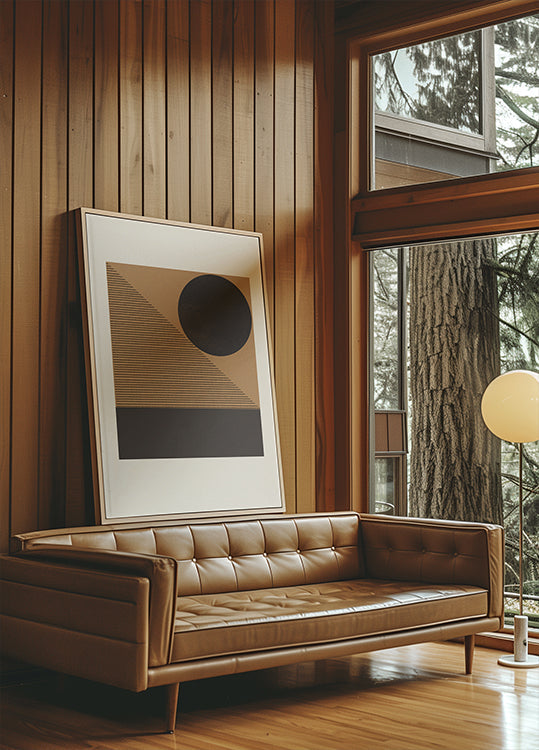 Éclipse géométrique Poster
