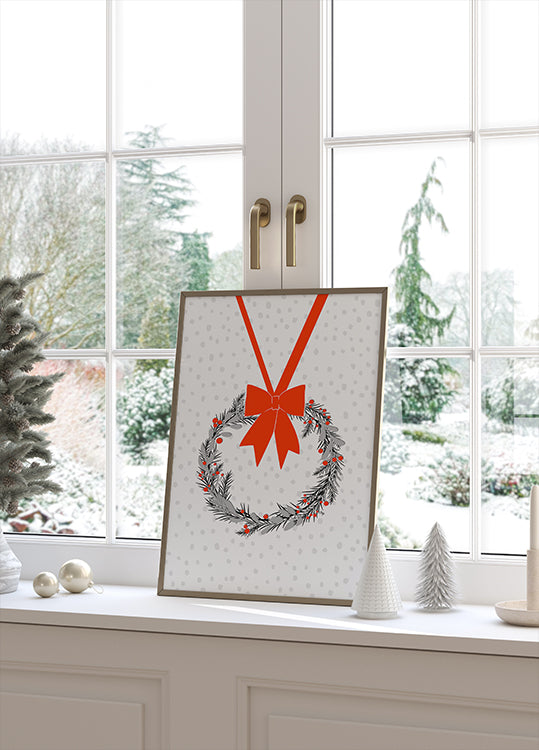 Joie de la couronne festive Poster