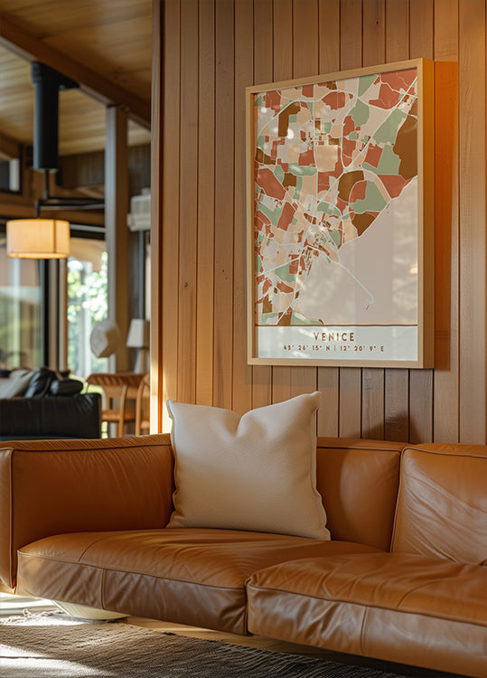 Cartes noires tons de terre 91 Poster