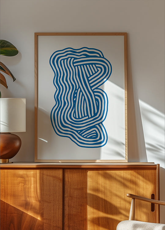 Sculpture au trait Poster