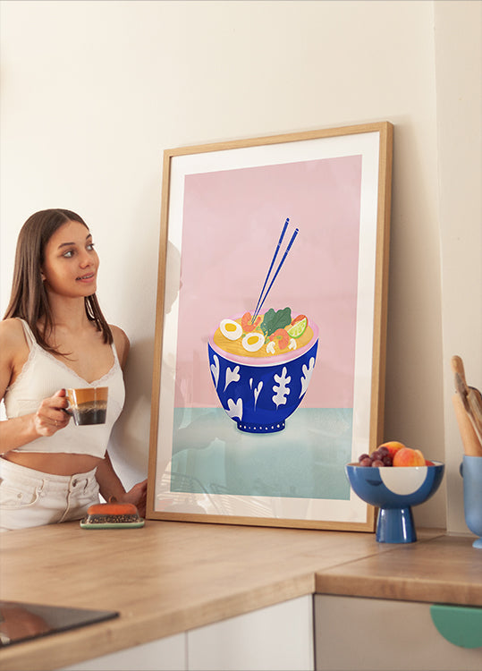 Bol de ramen Poster