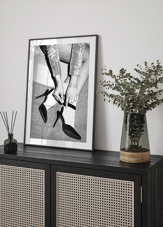 Disco Pieds N&B