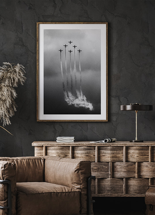 Six sur le nuage Poster