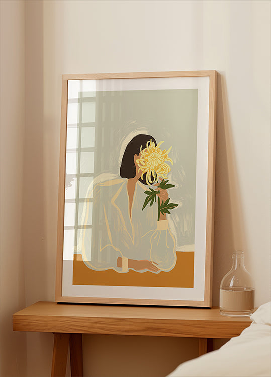 Le chrysanthème Poster