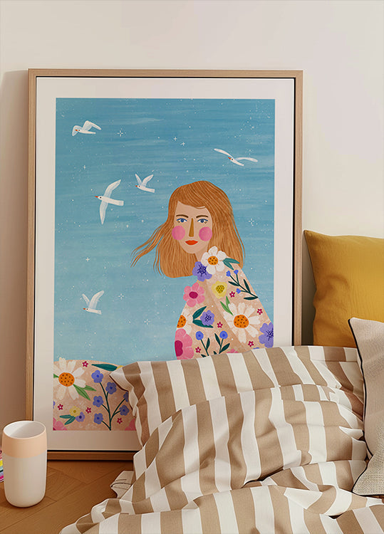 Brise florale Poster