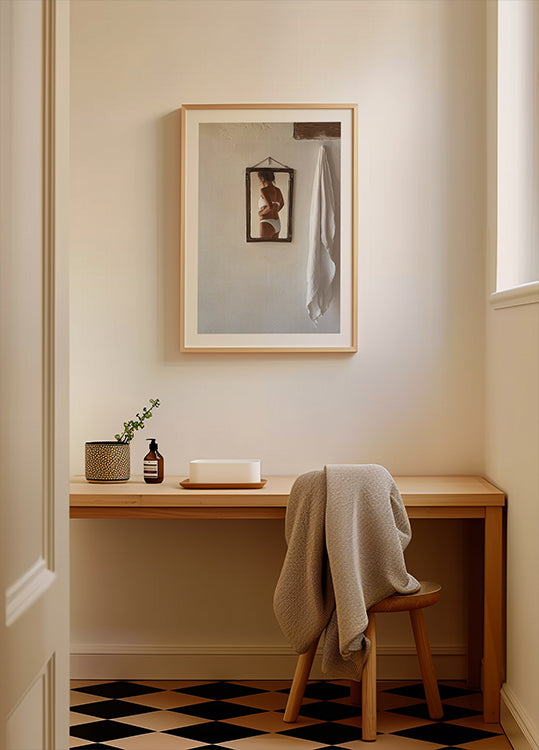Affiche de réflexion miroir