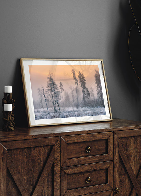 Matin glacial Poster