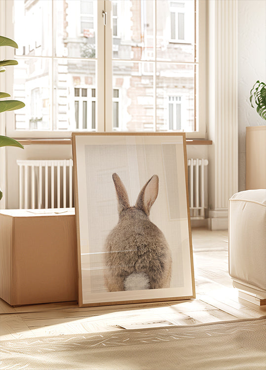 Queue de lapin Peekaboo Poster
