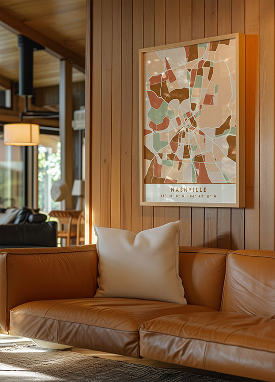 Cartes noires tons de terre 59 Poster