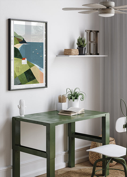 Maison sur la falaise