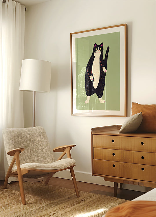 Chat noir et blanc 02 (NOUVEAU)