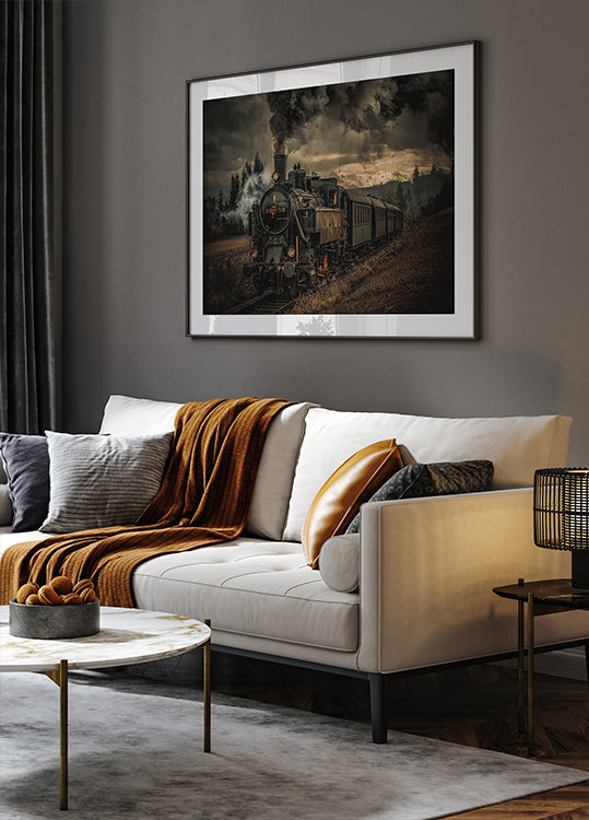 Train chercheur d'or Poster