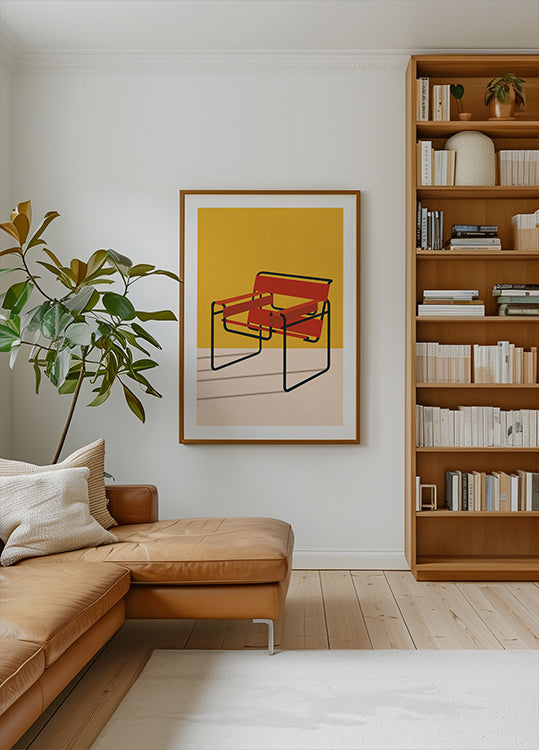 Chaise Wassily Marcel Breuer Poster