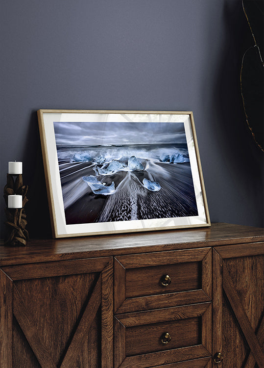 Diamants bleus Poster