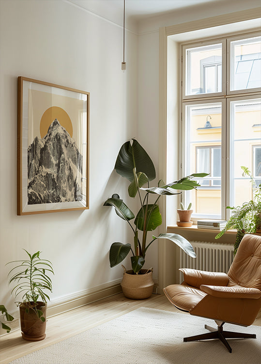 Paysage de montagne Poster