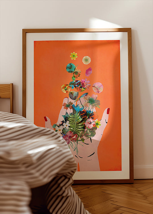 Affiche de sortie florale