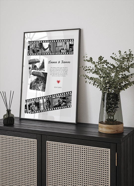 Collage de photos de films d'anniversaire Poster