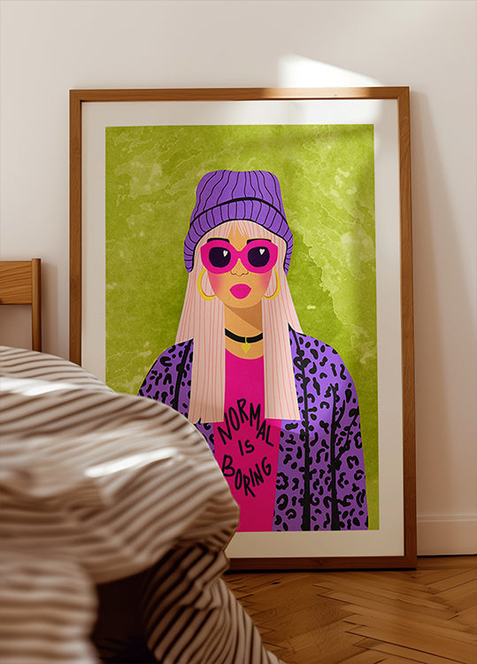 Forage de glace normal Poster