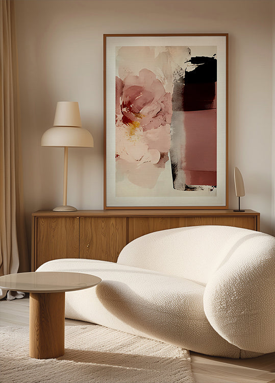 Abstraction des fleurs Poster