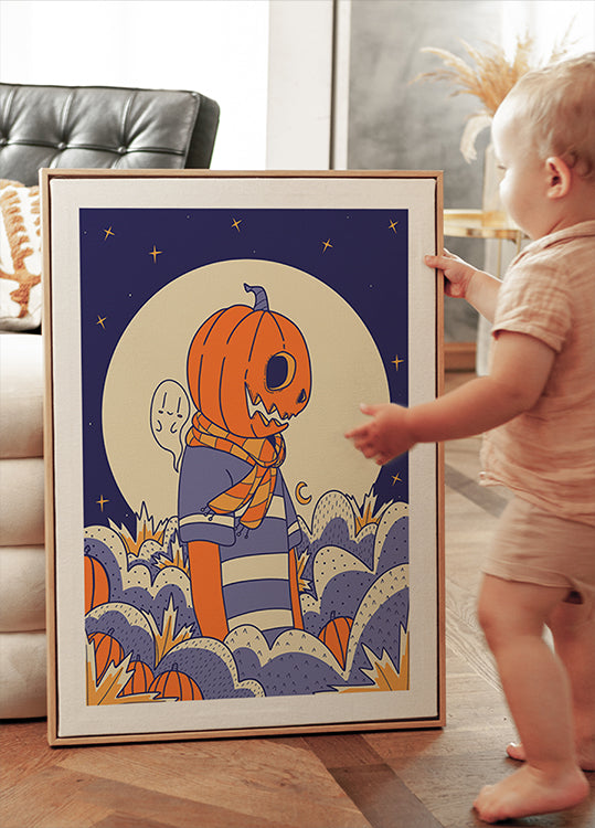Citrouille et fantôme Poster