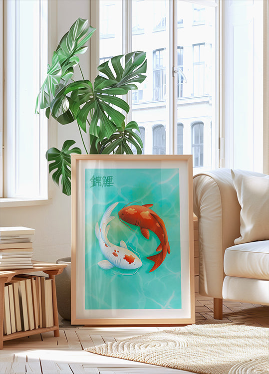 Amour Koi Poster