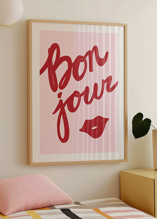 Bonjour baiser Poster