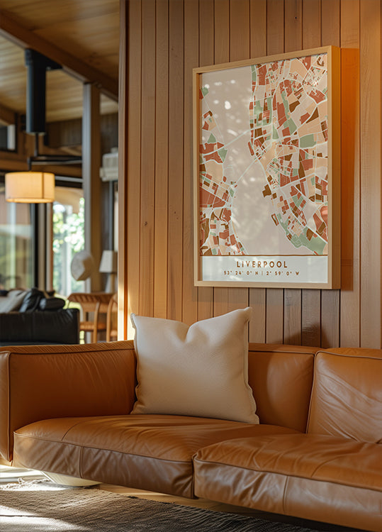 Cartes noires tons de terre 40 Poster